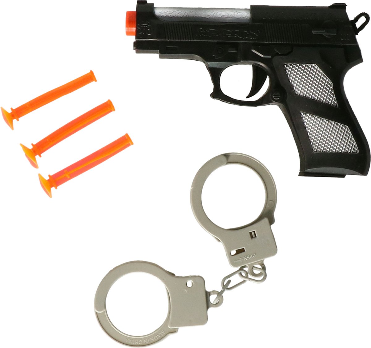 LG imports Politie speelgoed set pistool met accessoires verkleed rollenspel plastic voor kinderen
