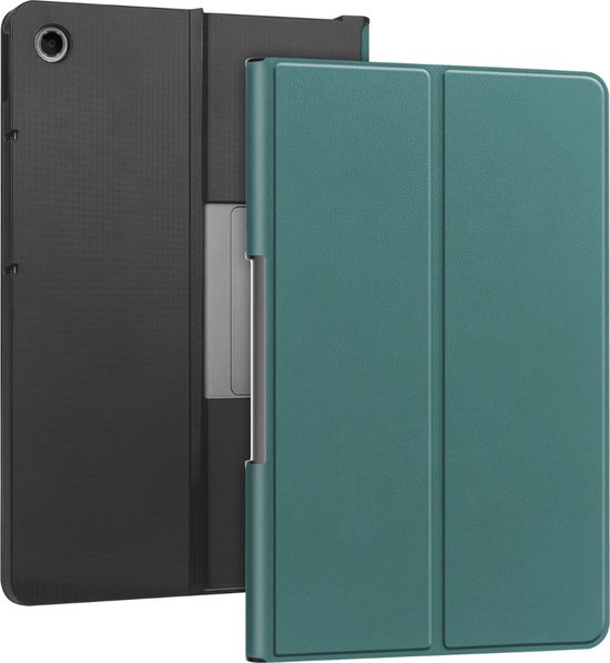 Hoozey - Étui pour tablette adapté à Lenovo Tab Plus 2024 - 11,5 pouces - Book Case - Avec support - Vert foncé