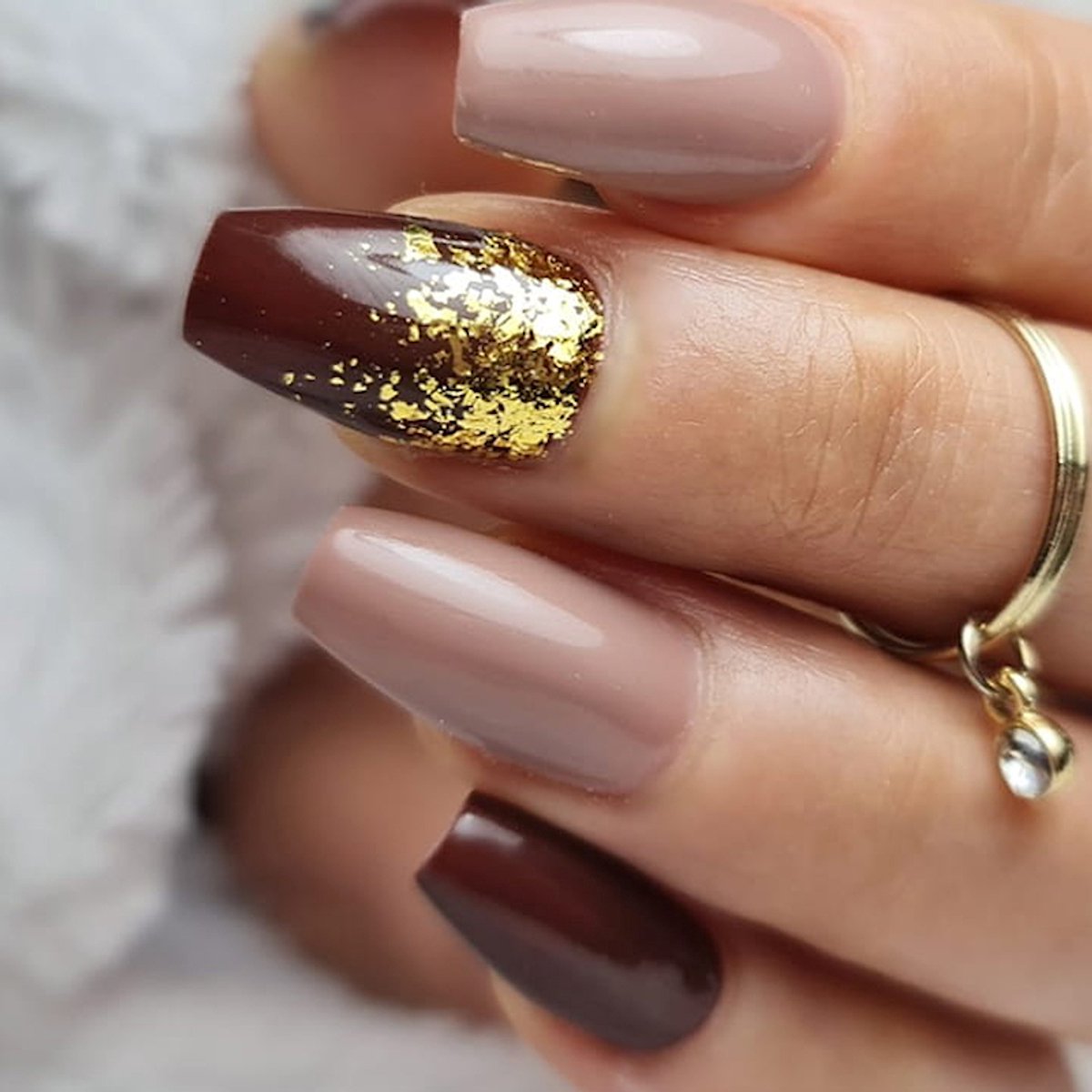 DRM Metallic Nagelpoeder Alu flakes Cool Gold #11