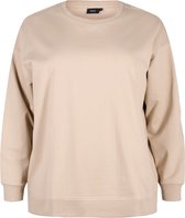 ZIZZI VMARINA, L/S, SWEAT Dames Trui - Sand - Maat S (42-44)