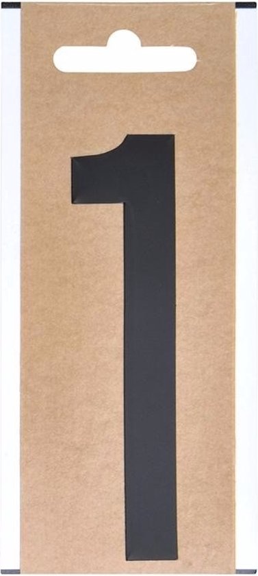 Autocollant numéro 19 noir 10 cm - numéros de clic / numéros adhésifs séparés