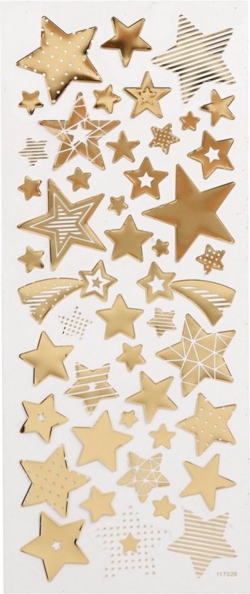 Lot De 6 Feuilles D'autocollants Étoiles Et Flocons Pailletés - Déco Noël Rouge, DIY Et Cadeaux