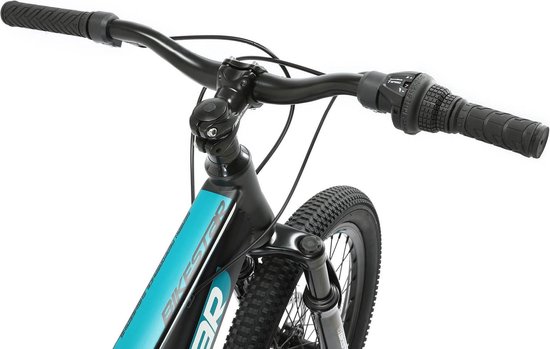 Bikestar kinderfiets MTB Fully Staal 7speed 20inch zwart/petrol van Bikestar — afbeelding 2