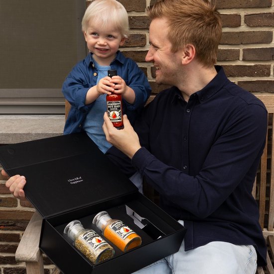 Foto: Vaderdag cadeau kruiden saus bbq pakket premium kruiden saus cadeau voor papa cadeau voor bbq liefhebber makeyour com