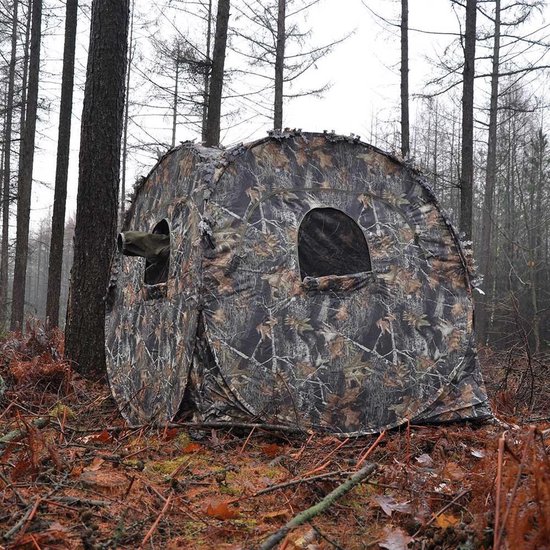 Stealth Gear Nature Photographers Square Hide Schuiltent - Camo - 2 Persoons van Stealth-Gear — afbeelding 4