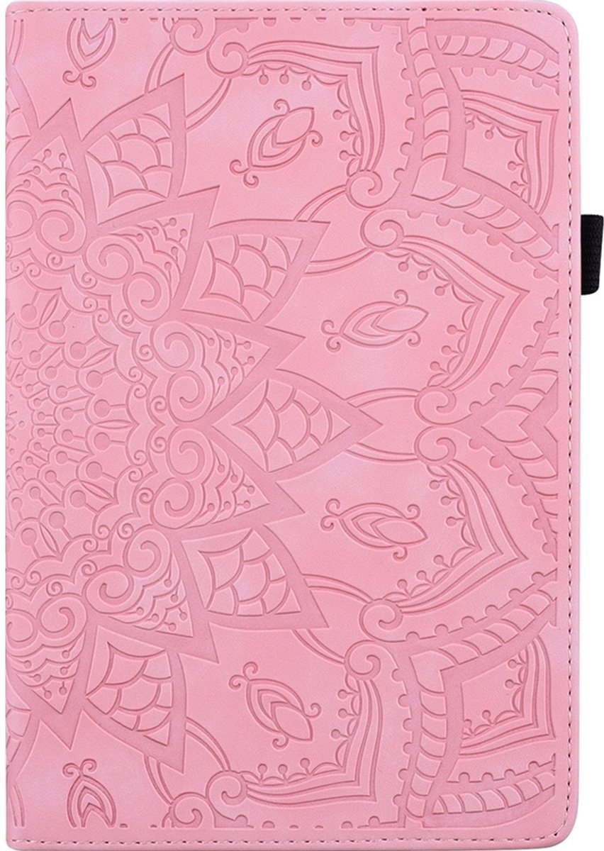 Mobigear Tablethoes geschikt voor Apple iPad Pro 11 Inch (2024) Hoes | Mobigear Mandala Bookcase - Roze