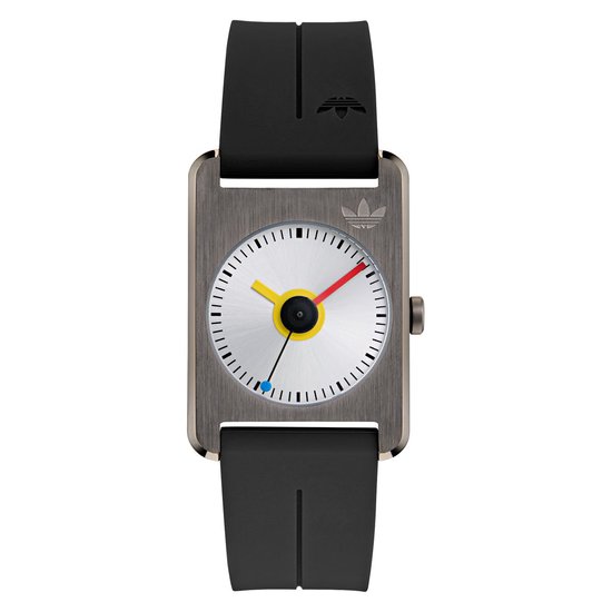 Adidas Originals Retro Pop One AOST24082 Horloge - Siliconen - Zwart - Ø 32 mm