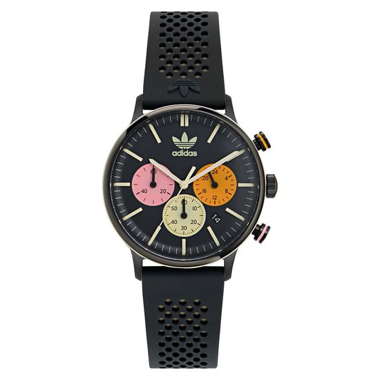 Adidas Originals Code One Chrono AOSY24084 Horloge - Siliconen - Zwart - Ø 40 mm