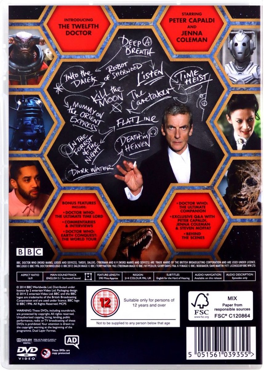 Doctor Who - The Complete Series 8 (Import) — cadeau in Games, Films & Muziek - foto 5