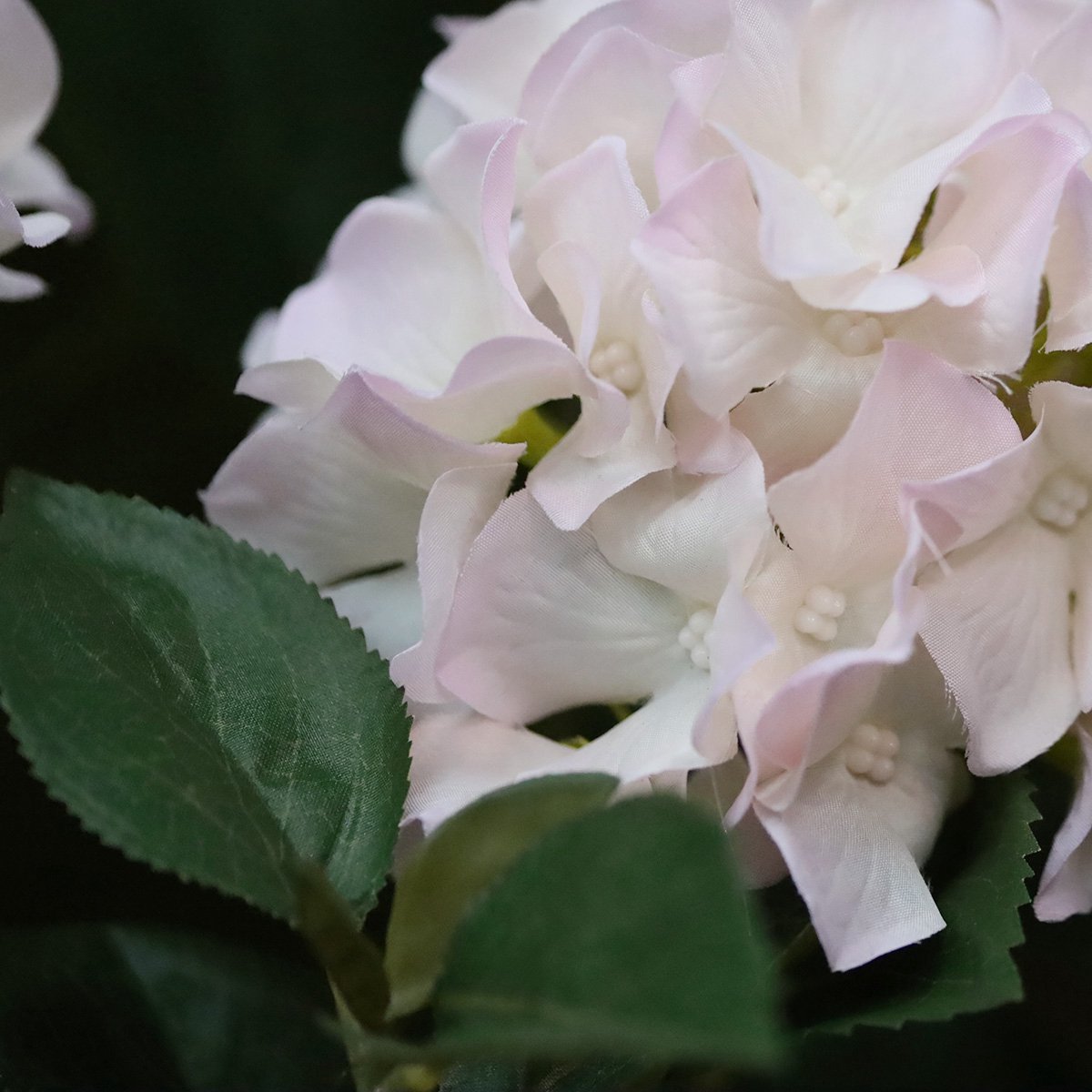 maxifleur Kunstplanten Hortensia Kunstplant in pot 65cm Wit