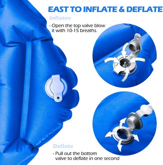 Ultralichte Opblaasbare Camping Isomat-Waterdicht en Opvouwbaar-Matras voor Camping en Wandelen van Hikenture — afbeelding 5