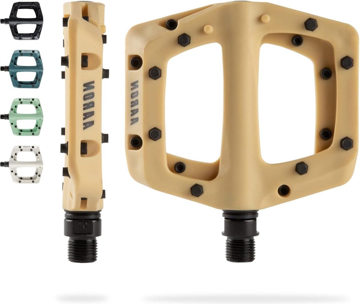Ultralichte nylonvezel Dirt MTB-pedalen met afgedichte industriële kogellagers - antislip, platform fietspedalen voor dirtbike, e-bike, downhill, trekking