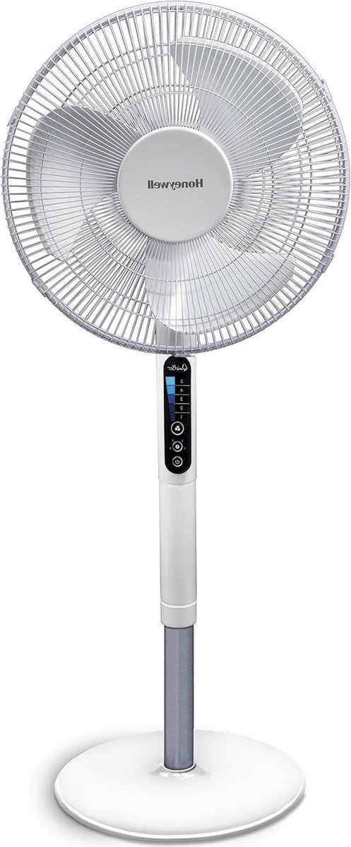 Kantelende statiefventilator met 5 snelheden en timerfunctie - HSF600W - 70° oscillatie - hoogteverstelling - afstandsbediening
