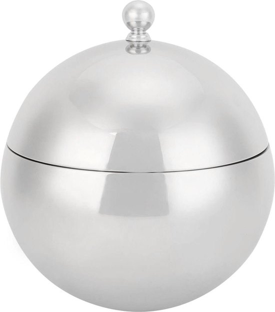 Foto: Stainless steel insulation ice bucket with double wall round ice bucket for drinks for barbecues and wedding parties