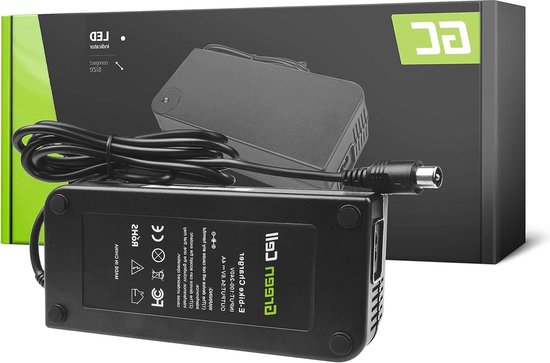 Alimentation chargeur Green Cell® - compatible avec Haibike KTM Kalkhoff Flyer Cube - Batterie Ebike 48 V (prise RCA ) - 546 V 4 A 218 W