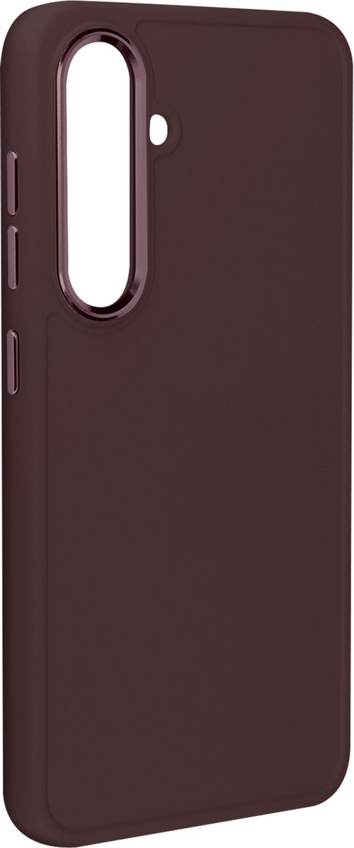 Avizar Hoes Geschikt voor Samsung Galaxy S24 Metalen camera, Bordeaux