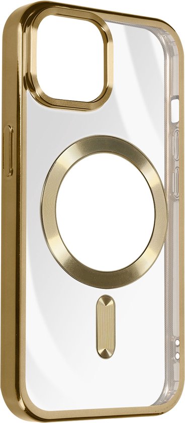 Étui Magsafe adapté à l'appareil photo Apple iPhone 15 FlexibleProtected, série ChroCam, or