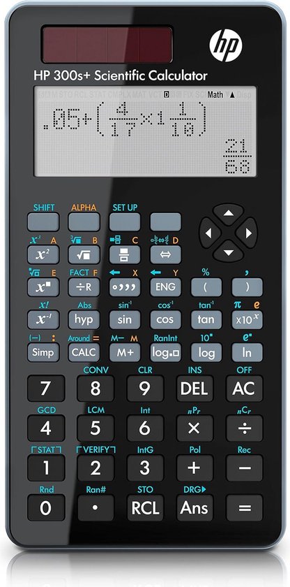 HP 300S Plus rekenmachine - wetenschappelijke calculator met display | bol