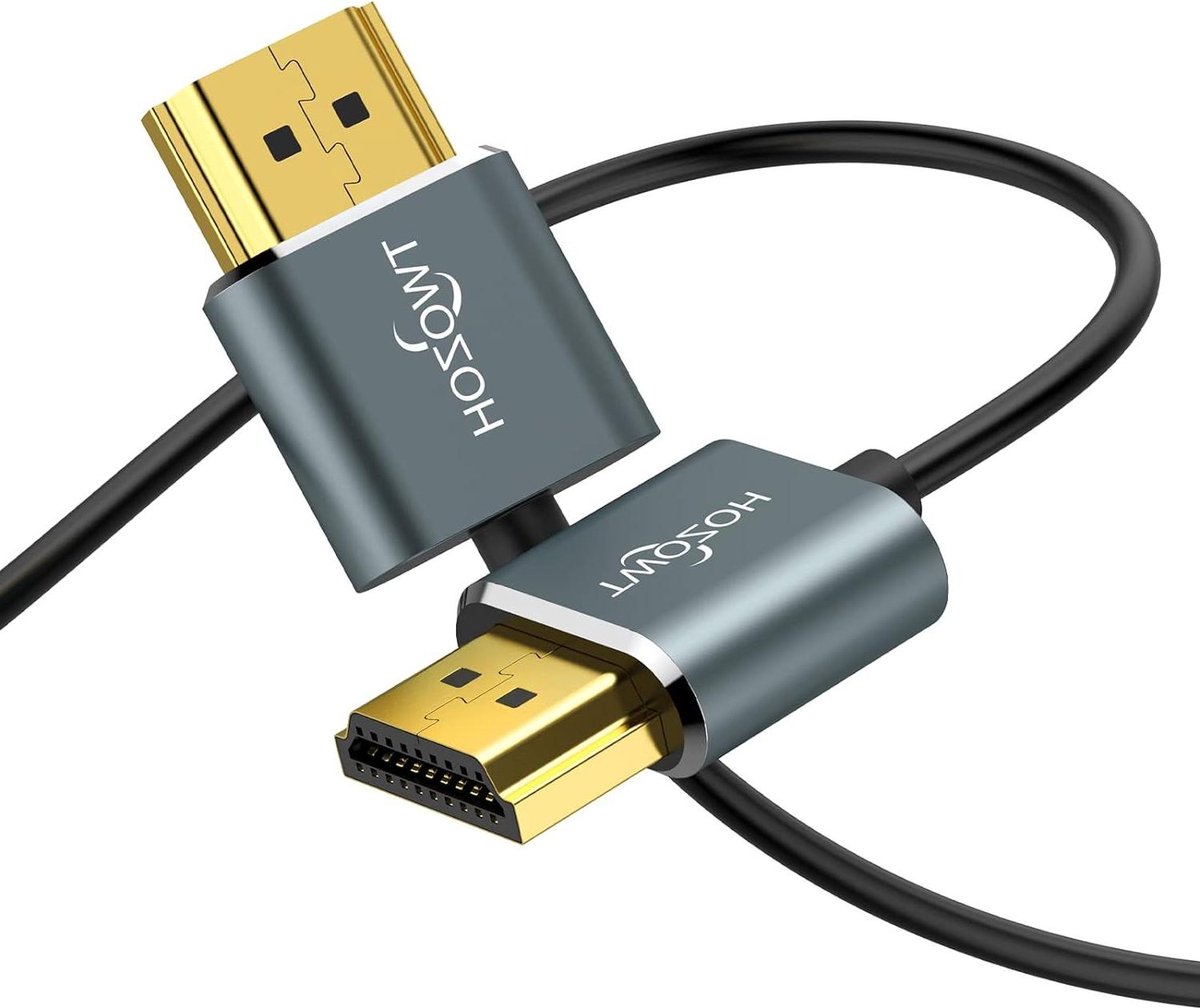 Ultradunne HDMI-kabel 10M - Flexibele kabel 3D/4K @60Hz