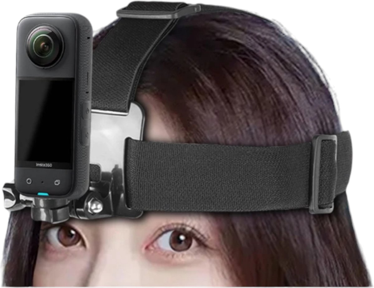 Hoofdband Voor Insta360 One X4 -X5 X4 X3 X2 X R GO 3 GO 3s - Verstelbare zachte band - Insta360 One x5- Headband For Insta360 X5 X4 X3 X2- Go 3s Accessoires - Insta360