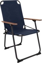 Bol.com Bo-Camp - Industrial - Stoel - Bushwick - M - Blauw aanbieding