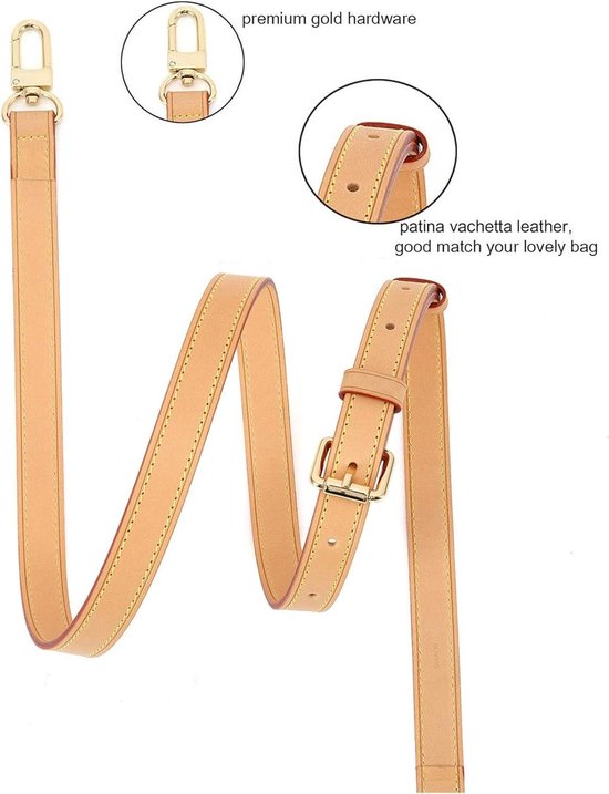 Gabs korte leren schouderband JOLLY beige | Stuivenga Lederwaren Delft