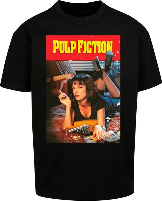 T-shirt Pulp Fiction Inspiré De L'affiche Du Film - Noir - Taille S à 5XL - Unisexe