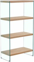 Planken DKD Home Decor Lichtbruin Kristal Plastic Hout MDF 80 x 40 x 150 cm