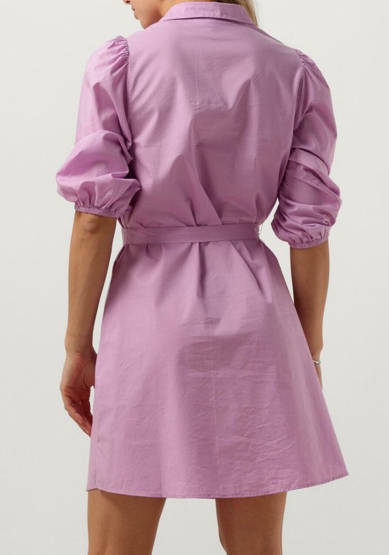 MSCH Copenhagen Mschcedrica Abiella 3/4 Shirt Dress Jurken Dames - Kleedje - Rok - Jurk - Paars - Maat M