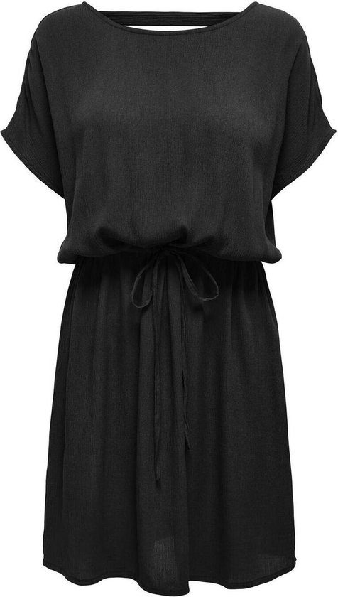 Only Jurk Onlchiara S/s Back Strap Sh Dress E 15340813 Black Dames Maat - L