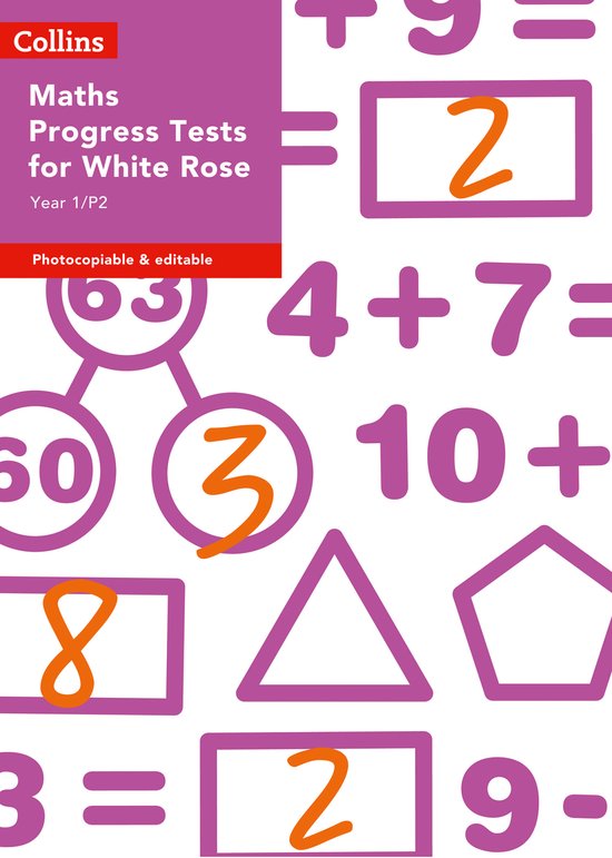 Year 1P2 Maths Progress Tests for White Rose Collins Tests   ... - cover