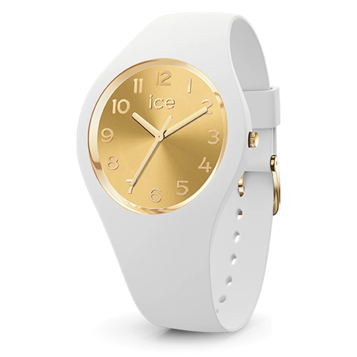 Ice Watch ICE glam - White chic 022583 Horloge - Siliconen - Wit - Ø 37 mm