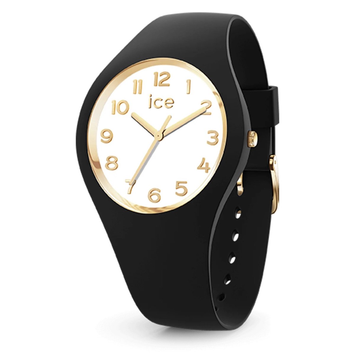 Ice Watch ICE glam - Black 022585 Horloge - Siliconen - Zwart - Ø 37 mm