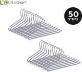 Life's Green Cintres à pantalons avec antidérapant - Cintres - Cintres - Porte-pantalons et Rok - Set de 50 pièces - Grijs
