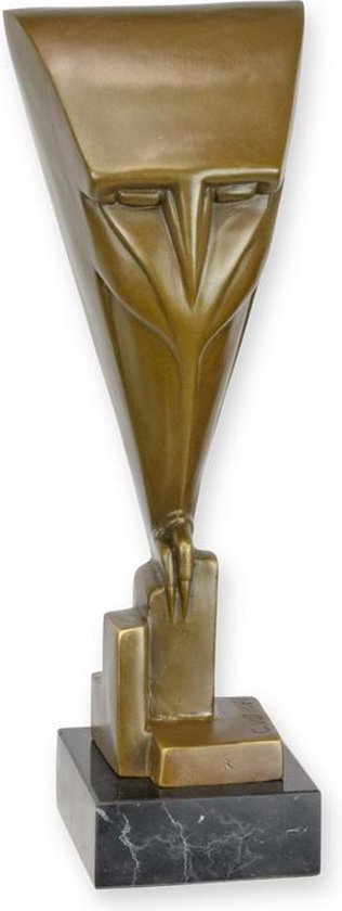 UNE STATUE EN BRONZE ART DÉCO D'UNE CHOUETTE