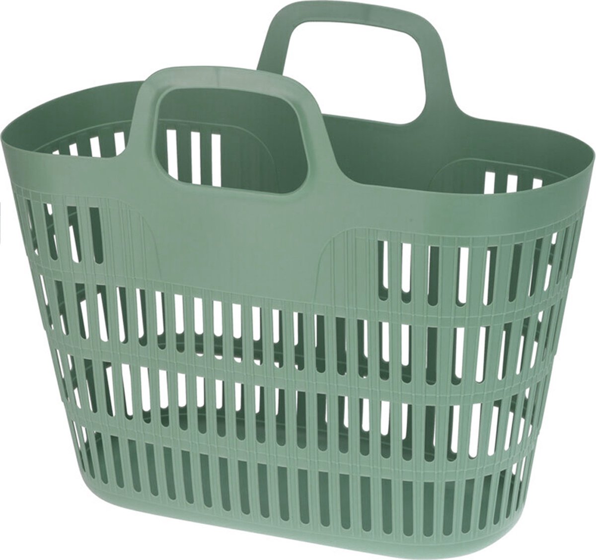 Wastas - flexibel - 25L - 47 x 23 x 32 cm - jadegroen - boodschappentas