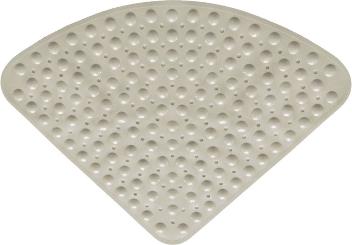 Sector Rubber Hoek Douchemat, Antislip Kwartrond Badmat Antibacteriële Mat Met Zuignappen voor Douche of Bad, Antislip Badmat