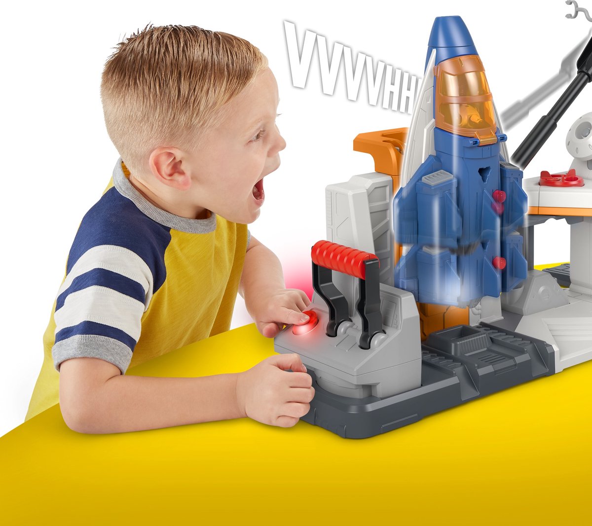 Fisher-Price Imaginext Disney and Pixar Lightyear Lift & Launch Star Command, AA, Kunststof