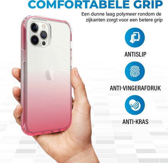 Coque Intégrale Samsung Galaxy A52s - 2 Pièces - Coque Arrière - Siliconen - Coque - TPU - Antichoc - Samsung Galaxy A52s - Transparent / Rose