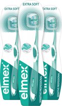 Brosse à dents extra douce Elmex - 3 pièces