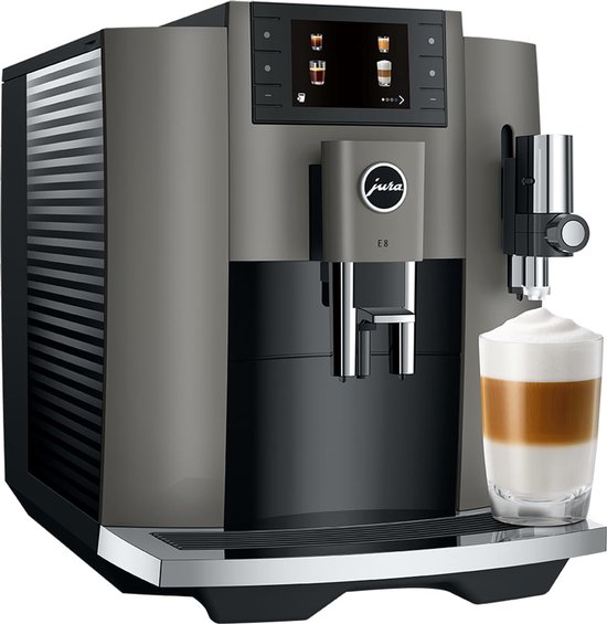 JURA - E8 Dark Inox (EC) - Volautomatische espressomachine