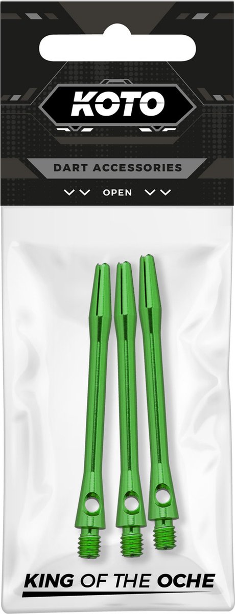 KOTO King Grip Aluminium Green - Dart Shafts Medium van KOTO — afbeelding 2