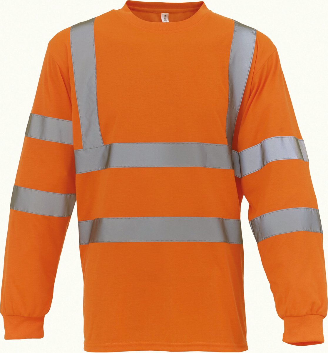 Yoko Hi-Vis long-sleeved T-shirt YHVJ420 - Hi Vis Orange - S