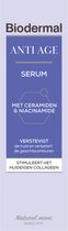 Bol.com Biodermal Anti Age Serum - Serum voor een stralende huid met mix van huideigen ceramiden en Niacinamide - stimuleert de ... aanbieding