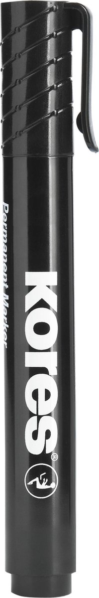 Kores M20939, Turkoois, Kogelpunt, Zwart, Wit, 3 mm, 1 stuk(s)