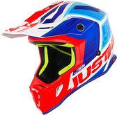 JUST1 Helmet J38 Blade Blue-Red-White Helmet 62-XL