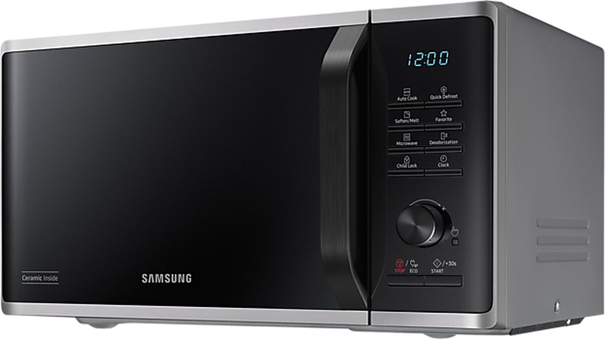 Samsung MS23B3515AS/EN - Solo-magnetron - 800W - Zilver - Quick Defrost — afbeelding 2