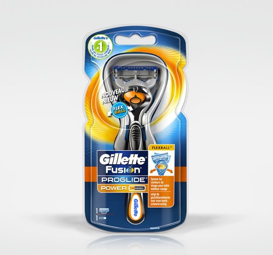 Gillette Fusion ProGlide Power met Flexball Technologie Scheersysteem - Scheermes