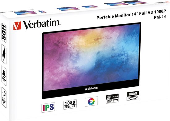 Verbatim Portable Monitor 14
