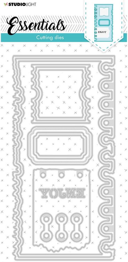Studio Light Essentials cutting die Slimline page ticket n | bol.com